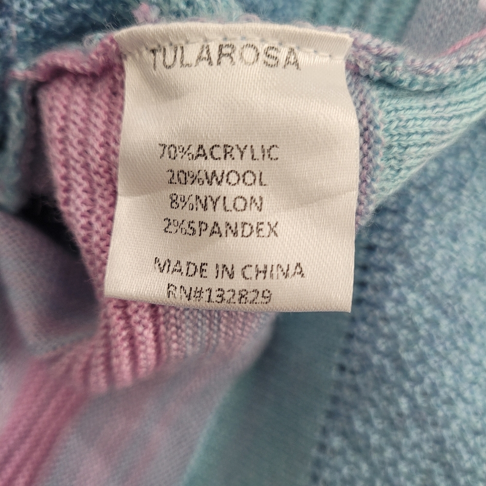 Tularosa Kinsley  XS Sweater pastel colors - Picture 3 of 9